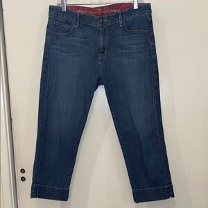 Cookie Johnson Women's Cropped Jeans in Blue